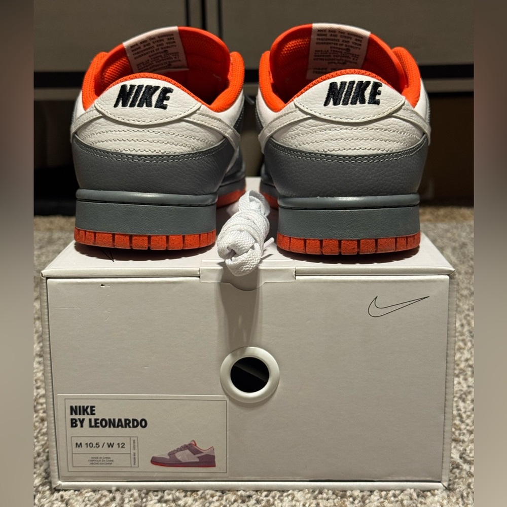 Nike Dunk Low By You “Grey Pigeon” Size 10.5 - Picture 4 of 5